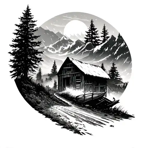 the road not taken tattoo design idea