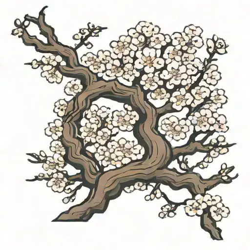 CHERRY BLOSSOM TREE   tattoo design idea