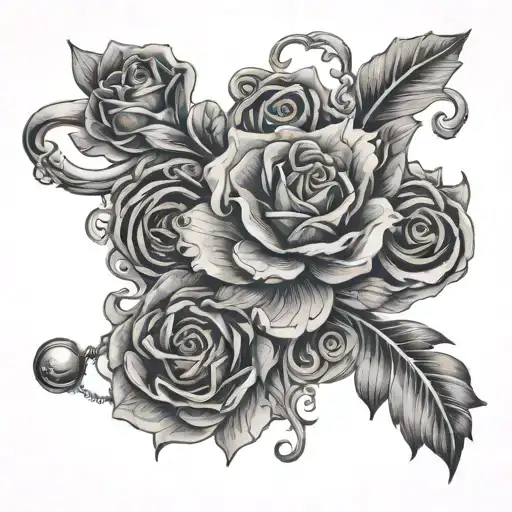 Bdsm classic and elegant tattoo design idea