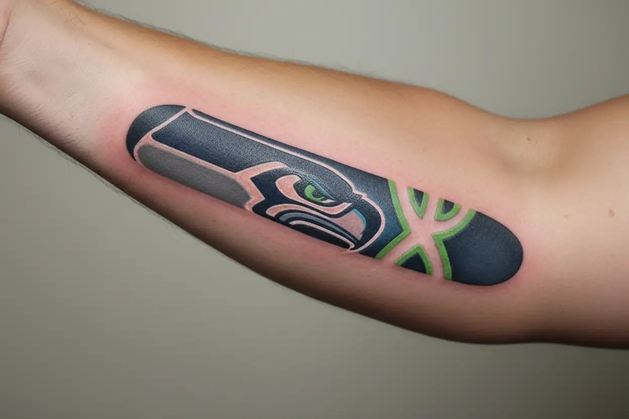 Filler cover seahawks tattoo design idea