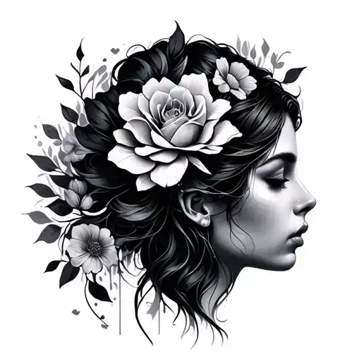courage serenity wisdom feminine tattoo design idea