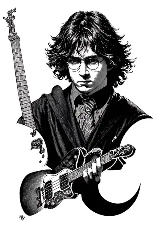 Metal Music, Harry potter, Star Wars, tattoo design idea