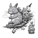 Studio Ghibli tattoo design idea