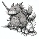 Studio Ghibli tattoo design idea