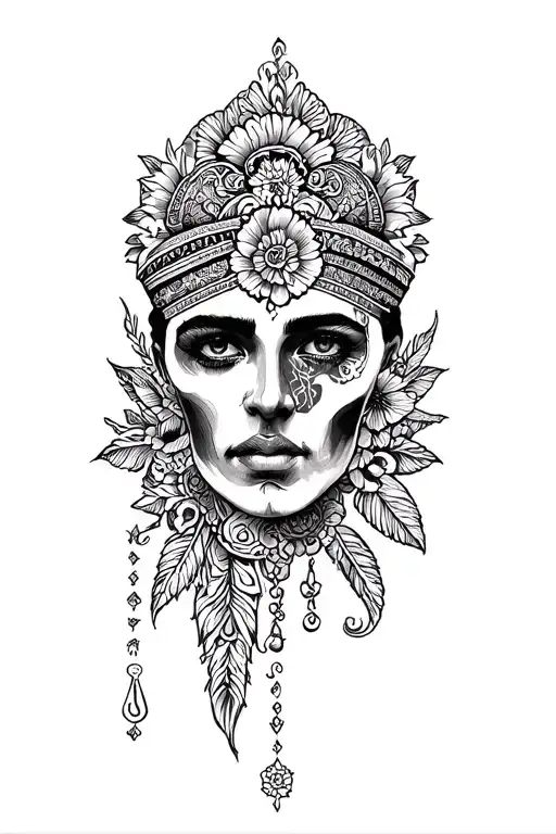 Guatemalan Italian tattoos combined together tattoo design idea