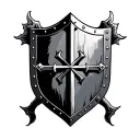 Crusader Shield tattoo design idea