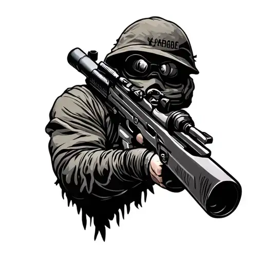 Sniper tattoo design idea