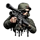 Sniper tattoo design idea