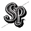 letters SP mixed tattoo design idea
