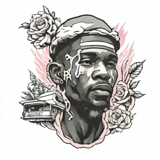frank ocean pink matter tattoo design idea