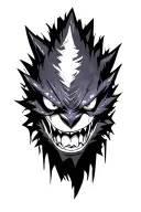 Gengar materializing tattoo design idea