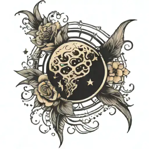 Be humble because you are made of the earth, be noble because you are made of the stars tattoo design idea