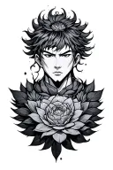 Baki Hanma tattoo design idea
