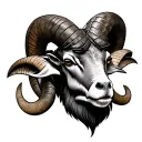 aries ram tattoo design idea