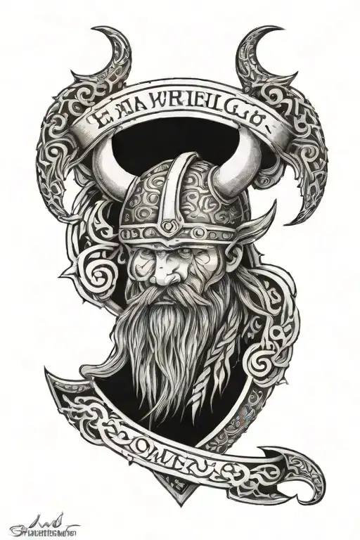 Viking tattoo with my kids names, Emilia, Thomas, Jack and the date of births 06.05.17, 09.06.19 tattoo design idea