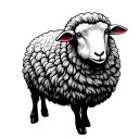 Lost Sheep tattoo design idea