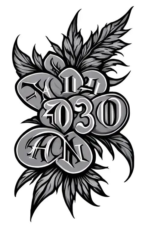 11 30 2020 roman numerals tattoo design idea