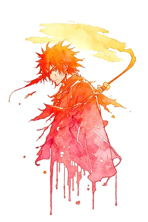 Roronoa Zero Ports D. Ace Trafalgar D. Water Law Shanks tattoo design idea