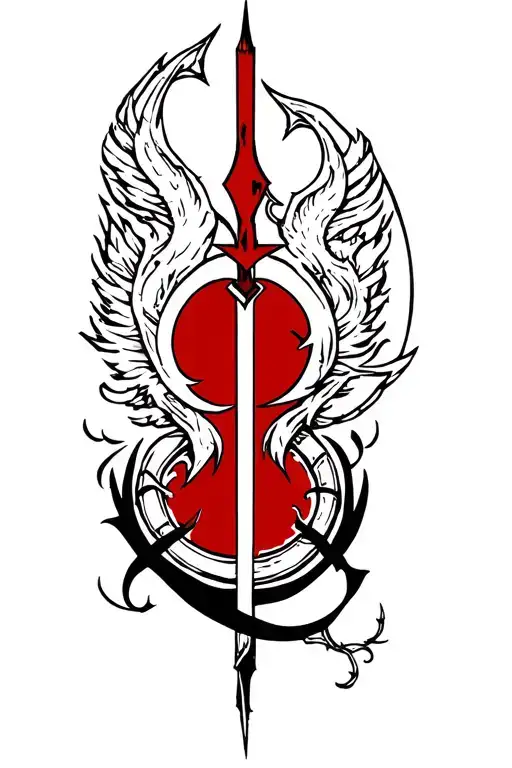Berserk brand of sacrifice symbol tattoo design idea