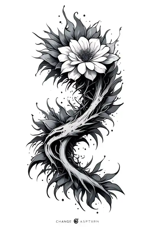 Change, transform, evolve, shift, grow, adapt, mutate, progress, transition, revolutionize. tattoo design idea