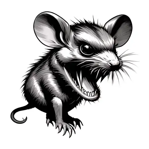 Rat Fink tattoo design idea