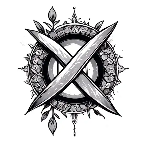 Infinity sign with Gemini and Libra zodiac sign intertwined tattoo design idea