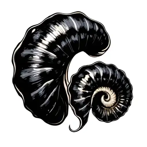 cowries with patience  tattoo design idea