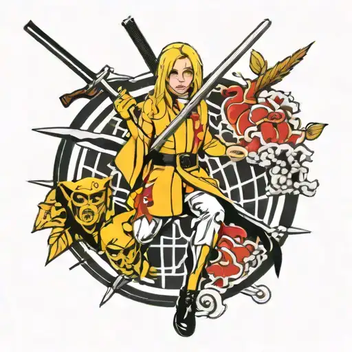 kill bill tattoo design idea