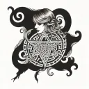 Taylor Swift lyrics labyrinth tattoo design idea