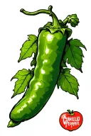 cornicello pepper tattoo design idea