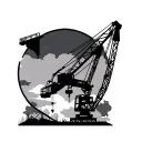 construction crane tattoo design idea