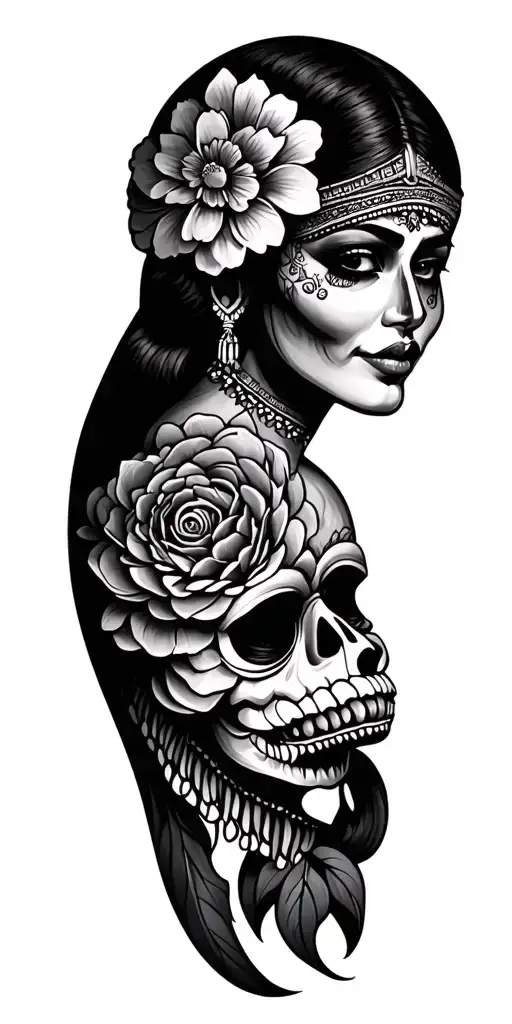Mexican tattoo design idea