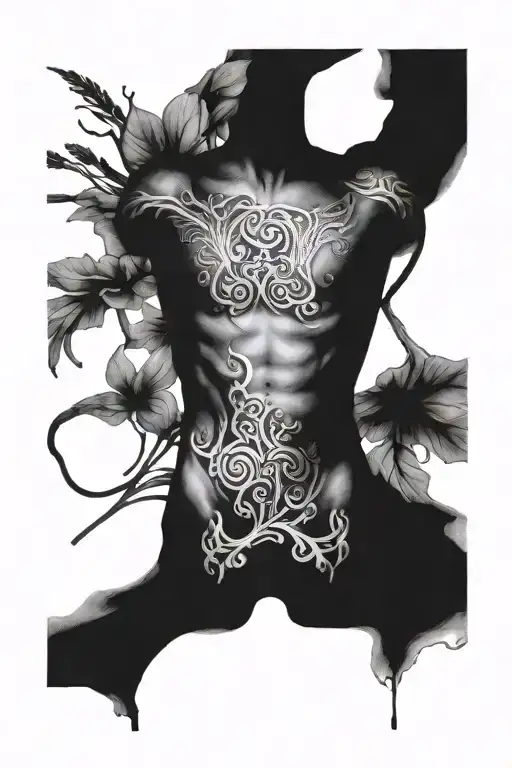 Pectoral in microrealism tattoo design idea