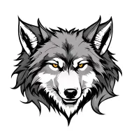 Viking Wolf tattoo design idea