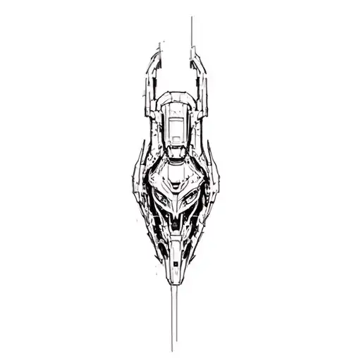 dead space marker tattoo design idea