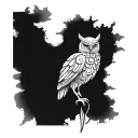 negative shade starts tattoo design idea