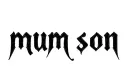 "Mum son" tattoo design idea