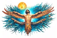 John 10:10 LIVE IT tattoo design idea