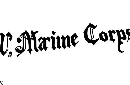 "US Marine Corps " tattoo design idea