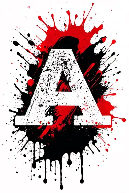"A" A tattoo design idea
