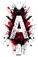 "A" A tattoo design idea