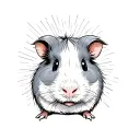 a guinea pig tattoo design idea