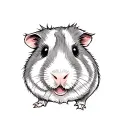 a guinea pig tattoo design idea