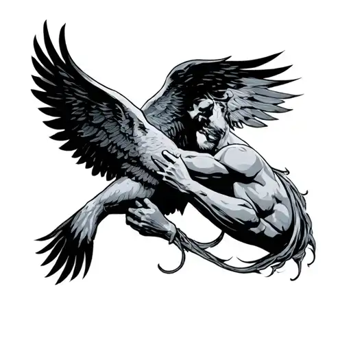 "all glory to god atlas holding tattoo design idea