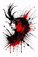 Shamanic Shadow Magic Bmn tattoo design idea