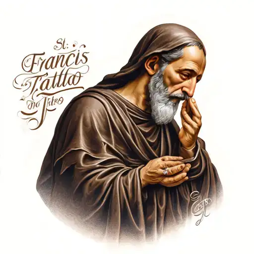 st Francis  tattoo design idea