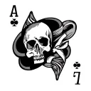 Aces And Eights tattoo design idea