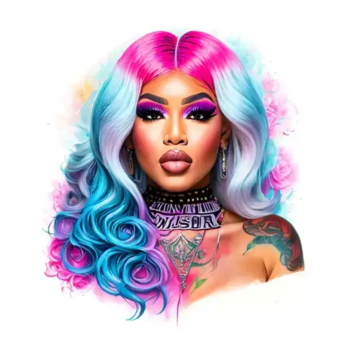 nicki minaj tattoo design idea