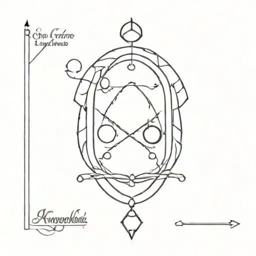 tattoo for aquarius, libra and gemini combined tattoo design idea