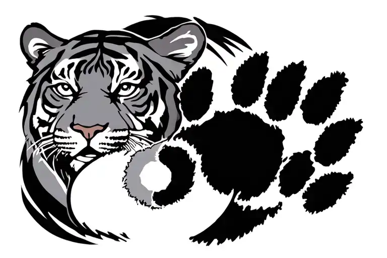 clemson tiger, venice, world cup, ying yang, dog paw tattoo design idea